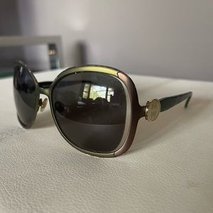 MICHELE BRAND Sunglasses in Olive Green and Brown